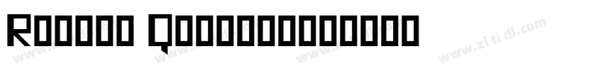 Reross Quadratic字体转换